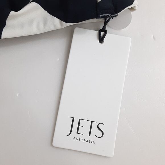 Jets Australia Twist Front Bikini Top High Rise Bottoms Two Piece Swimsuit Sz 10 - Picture 11 of 14